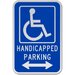 Handicapped Parking Sign double Arrow